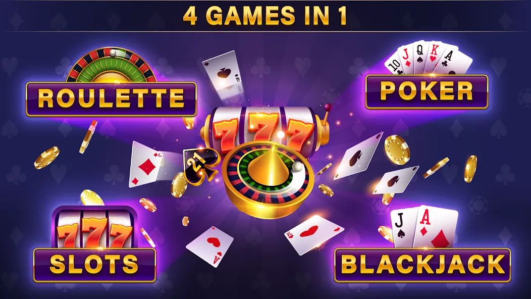 Скачать взлом Casino All Star: Poker & Slots (Казино Олл Стар)  [МОД Menu] — последняя версия apk на Андроид screen 1