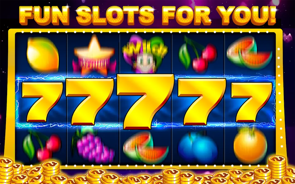 Скачать взломанную Slots — Slot machines  [МОД Бесконечные деньги] — стабильная версия apk на Андроид screen 1