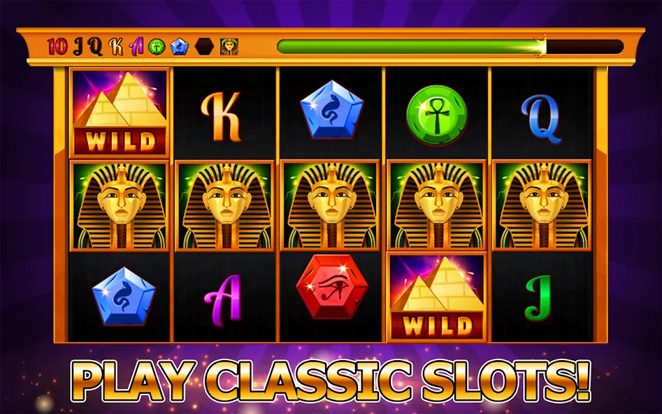 Взломанная Slots — casino slot machines  [МОД Бесконечные монеты] — полная версия apk на Андроид screen 2