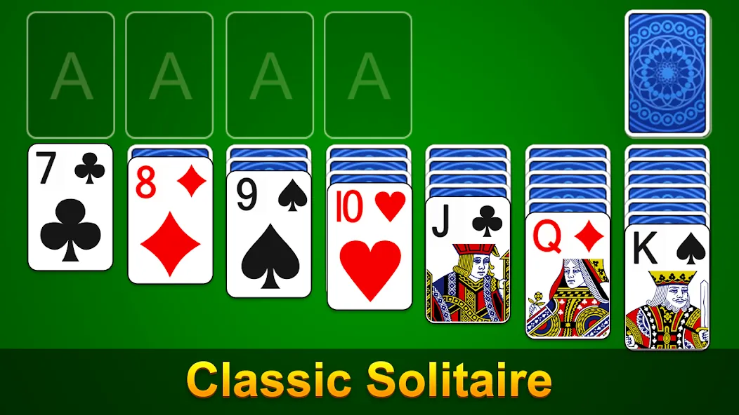 Взлом Solitaire — Classic Card Game (Солитер)  [МОД Меню] — полная версия apk на Андроид screen 1