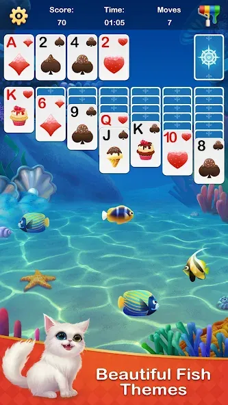 Взлом Solitaire Jigsaw Puzzle (Солитер Пазл)  [МОД Menu] — последняя версия apk на Андроид screen 2