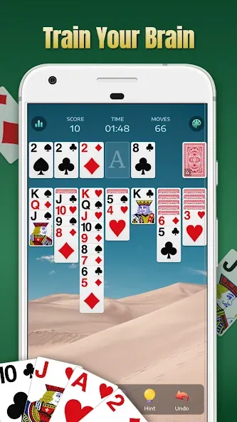 Взломанная Solitaire — Classic Card Games  [МОД Меню] — полная версия apk на Андроид screen 4