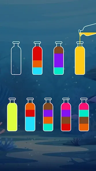 Взлом SortPuz™: Water Sort Puzzle (СортПаз)  [МОД Unlocked] — последняя версия apk на Андроид screen 3