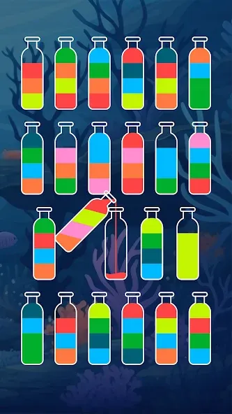 Взлом SortPuz™: Water Sort Puzzle (СортПаз)  [МОД Unlocked] — последняя версия apk на Андроид screen 4