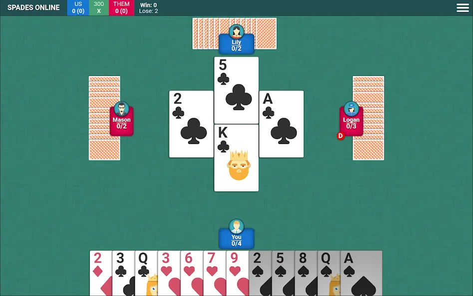 Взлом Spades Card Game (Спейдс Карточная Игра)  [МОД Menu] — стабильная версия apk на Андроид screen 5