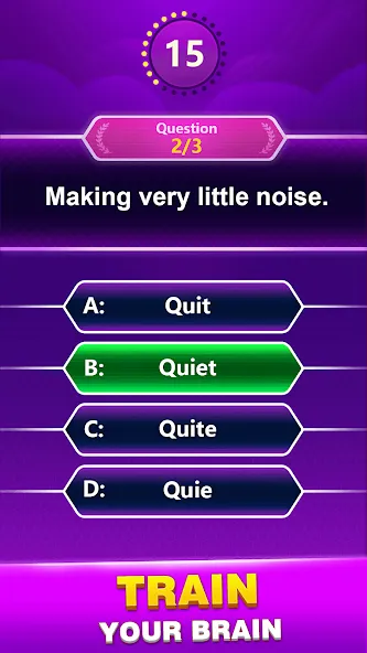 Взломанная Spelling Quiz — Word Trivia (Спеллинг Квиз)  [МОД Бесконечные монеты] — стабильная версия apk на Андроид screen 2