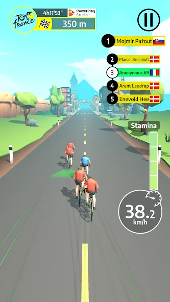 Взлом Tour de France Cycling Legends (Циклинг Легенды)  [МОД Unlocked] — полная версия apk на Андроид screen 1