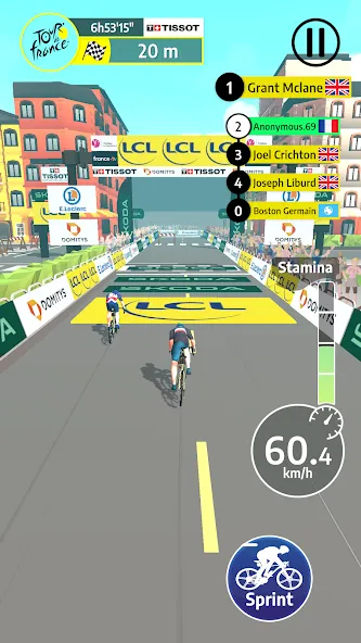 Взлом Tour de France Cycling Legends (Циклинг Легенды)  [МОД Unlocked] — полная версия apk на Андроид screen 2