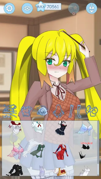 Скачать взломанную Fake Novel: Your Own Tsundere  [МОД Menu] — стабильная версия apk на Андроид screen 3