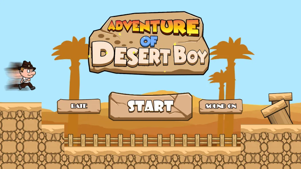 Скачать взломанную Ted Adventure of Desert Boy (Тед Приключения Пустынного Мальчика)  [МОД Unlimited Money] — стабильная версия apk на Андроид screen 2