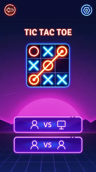 Взлом Tic Tac Toe 2 Player: XOXO  [МОД Много монет] — последняя версия apk на Андроид screen 3