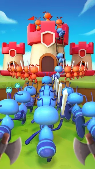 Взлом Ant Fight: Conquer the Tower  [МОД Много монет] — последняя версия apk на Андроид screen 1
