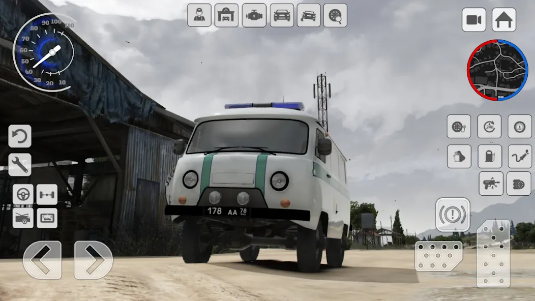 Скачать взломанную UAZ Loaf: Special vehicle 4×4  [МОД Все открыто] — стабильная версия apk на Андроид screen 1