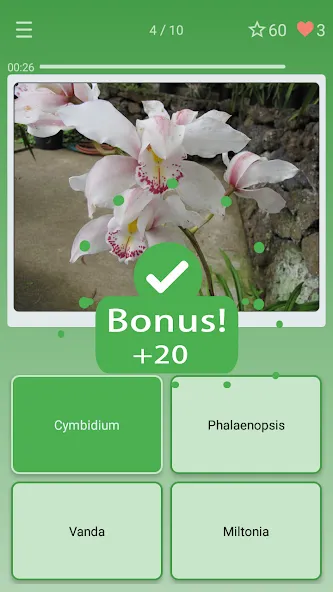 Взломанная Quiz: Flowers, Plants  [МОД Unlocked] — стабильная версия apk на Андроид screen 2