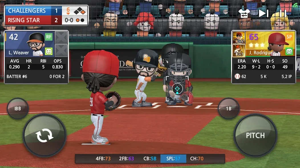 Скачать взлом BASEBALL 9 (БЕЙСБОЛ 9)  [МОД Меню] — стабильная версия apk на Андроид screen 2