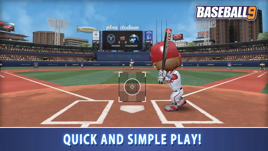 Скачать взлом BASEBALL 9 (БЕЙСБОЛ 9)  [МОД Меню] — стабильная версия apk на Андроид screen 3