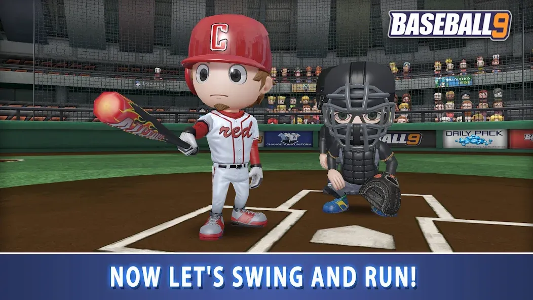 Скачать взлом BASEBALL 9 (БЕЙСБОЛ 9)  [МОД Меню] — стабильная версия apk на Андроид screen 4