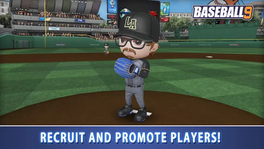 Скачать взлом BASEBALL 9 (БЕЙСБОЛ 9)  [МОД Меню] — стабильная версия apk на Андроид screen 5