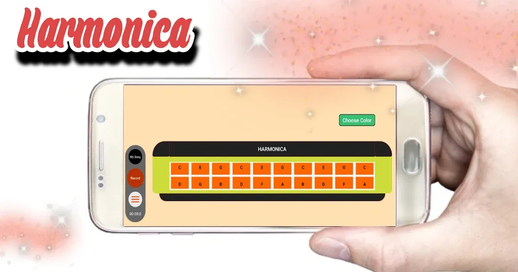 Взломанная Virtual Harmonica  [МОД Бесконечные монеты] — последняя версия apk на Андроид screen 1