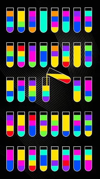 Скачать взлом SortPuz 3D: Water Color Sort (СортПаз 3Д)  [МОД Меню] — последняя версия apk на Андроид screen 1