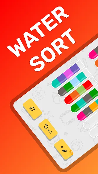Скачать взлом Water Sort Puzzle Color Game  [МОД Много монет] — стабильная версия apk на Андроид screen 1