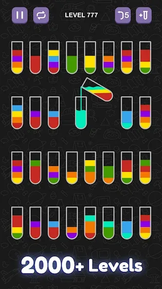 Взлом Water Sort Puzzle — Sort Color  [МОД Много монет] — стабильная версия apk на Андроид screen 2