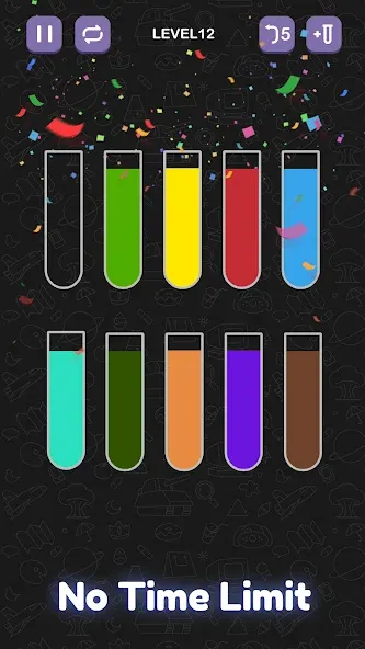 Взлом Water Sort Puzzle — Sort Color  [МОД Много монет] — стабильная версия apk на Андроид screen 5