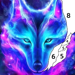 Wolf Coloring Book Color Game