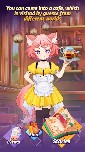 Взлом Wonder Tea — Love & Mysteries  [МОД Много монет] — полная версия apk на Андроид screen 1