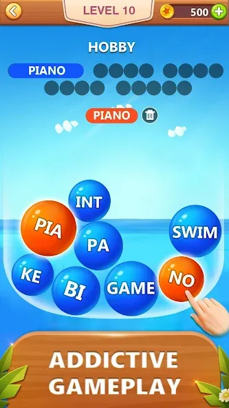 Взлом Word Bubble Puzzle — Word Game  [МОД Menu] — стабильная версия apk на Андроид screen 2
