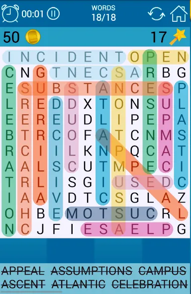 Скачать взломанную Word Search  [МОД Все открыто] — полная версия apk на Андроид screen 5